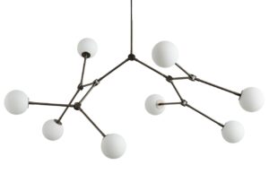 Op&aacute;lově b&iacute;l&eacute; skleněn&eacute; z&aacute;věsn&eacute; světlo 101Copenhagen Drop Bulp 155 cm