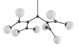 Op&aacute;lově b&iacute;l&eacute; skleněn&eacute; z&aacute;věsn&eacute; světlo 101Copenhagen Drop Bulp Mini 100 cm