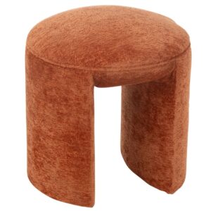 Oranžov&aacute; čalouněn&aacute; stolička J-line Tammy 44 cm