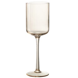 Oranžov&aacute; sklenice na v&iacute;no J-line Urana 370 ml