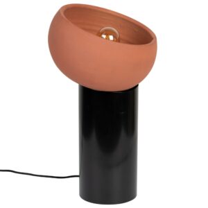 Oranžov&aacute; terakotov&aacute; stoln&iacute; lampa DUTCHBONE ZAHRA M