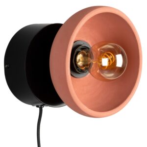 Oranžov&eacute; terakotov&eacute; n&aacute;stěnn&eacute; světlo DUTCHBONE ZAHRA