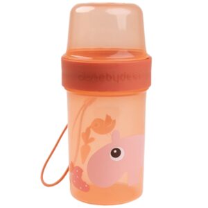 Oranžov&yacute; plastov&yacute; kel&iacute;mek na svačinu Done by Deer Ozzo