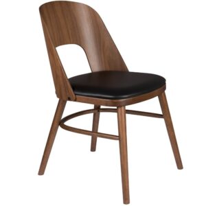 Ořechov&aacute; j&iacute;deln&iacute; židle DUTCHBONE Talika