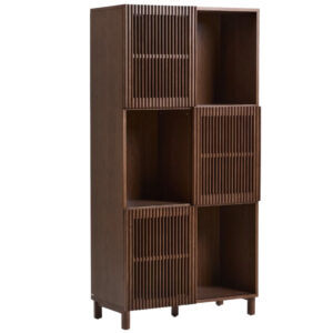 Ořechov&aacute; knihovna Kave Home Beyla 170 x 84