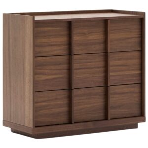 Ořechov&aacute; komoda Kave Home Onix 100 x 50 cm