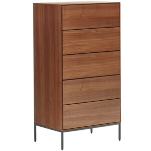 Ořechov&aacute; komoda Kave Home Vedrana 60 x 40 cm