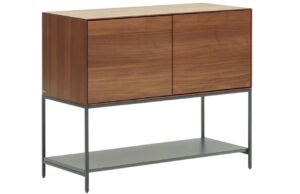 Ořechov&aacute; komoda Kave Home Vedrana 98 x 40 cm