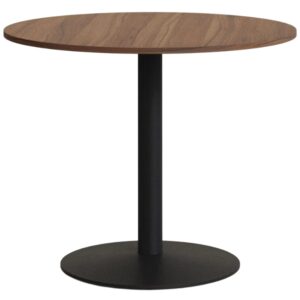 Ořechov&yacute; bistro stolek Kave Home Esilda 90 cm