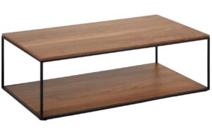 Ořechov&yacute; konferenčn&iacute; stolek Kave Home Yoana 110 x 60 cm