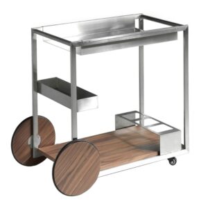 Ořechov&yacute; kovov&yacute; serv&iacute;rovac&iacute; voz&iacute;k Angel Cerd&aacute; No. 3116