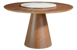 Ořechov&yacute; kulat&yacute; j&iacute;deln&iacute; stůl Angel Cerd&aacute; No. 1016