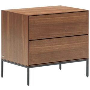 Ořechov&yacute; nočn&iacute; stolek Kave Home Vedrana 60 x 40 cm