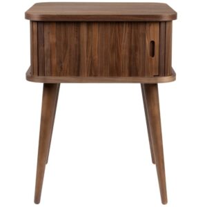 Ořechov&yacute; odkl&aacute;dac&iacute; stolek ZUIVER BARBIER 45 x 45 cm
