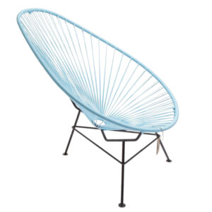 Pastelově modr&eacute; zahradn&iacute; křeslo Acapulco