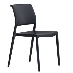 Pedrali Čern&aacute; plastov&aacute; j&iacute;deln&iacute; židle Ara 310