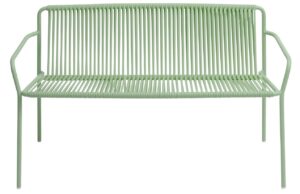 Pedrali Zelen&aacute; kovov&aacute; zahradn&iacute; lavice Tribeca 3666 120 cm