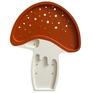 Peekaboo Dřevěn&aacute; dětsk&aacute; LED lampa Muchomůrka 37