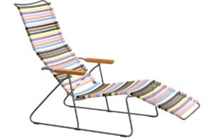 Pestrobarevn&eacute; plastov&eacute; zahradn&iacute; leh&aacute;tko HOUE Click II.