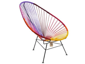 Pestrobarevn&eacute; zahradn&iacute; křeslo Acapulco
