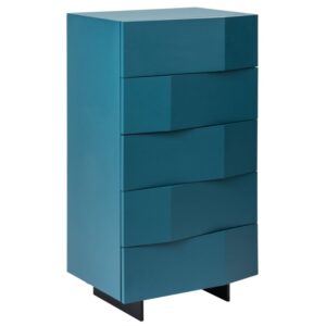 Petrolejově modr&aacute; komoda Marco Barotti Linea Diamond 60 x 45 cm