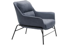 Petrolejově modr&eacute; l&aacute;tkov&eacute; lounge křeslo Teulat Sadira