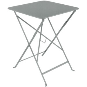 Popelově &scaron;ed&yacute; kovov&yacute; skl&aacute;dac&iacute; stůl Fermob Bistro 57 x 57 cm