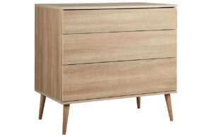 Přebalovac&iacute; komoda Quax Flow 96 x 58 cm s dřevěn&yacute;m dekorem