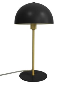 Present time Čern&aacute; kovov&aacute; stoln&iacute; lampa Lacy