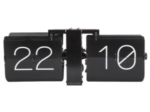 Present time Čern&eacute; n&aacute;stěnn&eacute; hodiny Carter II