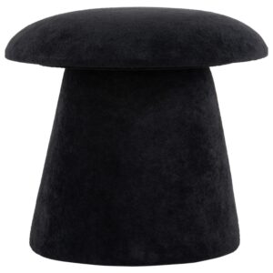 Present time Čern&yacute; sametov&yacute; taburet Froom 39