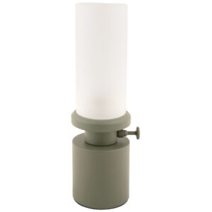 Present time Zelen&aacute; kovov&aacute; nab&iacute;jec&iacute; stoln&iacute; LED lampa Campy