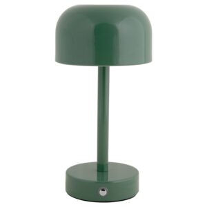 Present time Zelen&aacute; kovov&aacute; nab&iacute;jec&iacute; stoln&iacute; LED lampa Jem