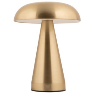 Present time Zlat&aacute; kovov&aacute; nab&iacute;jec&iacute; stoln&iacute; LED lampa Raelyn