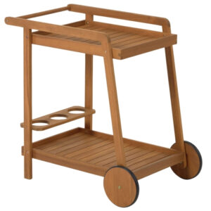 Př&iacute;rodn&iacute; ak&aacute;tov&yacute; zahradn&iacute; serv&iacute;rovac&iacute; voz&iacute;k Kave Home Felisa