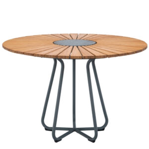 Př&iacute;rodn&iacute; bambusov&yacute; zahradn&iacute; j&iacute;deln&iacute; stůl HOUE Circle 110 cm