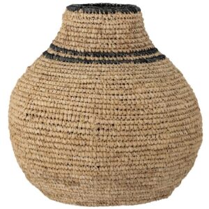 Př&iacute;rodn&iacute; pleten&aacute; v&aacute;za Bloomingville Cem 46 cm