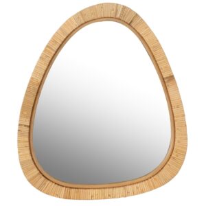 Ratanov&eacute; z&aacute;věsn&eacute; zrcadlo J-line Urobi 54 x 46