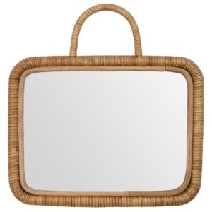 Ratanov&eacute; z&aacute;věsn&eacute; zrcadlo Meraki Baki 24 x 32 cm