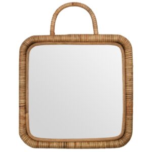 Ratanov&eacute; z&aacute;věsn&eacute; zrcadlo Meraki Baki 28 x 28 cm