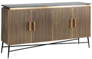 Richmond Kovov&aacute; komoda Ironville 160 x 40 cm