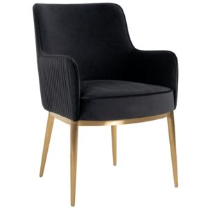 Richmond Sametov&aacute; j&iacute;deln&iacute; židle Breeze