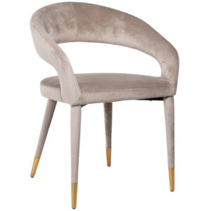 Richmond Sametov&aacute; j&iacute;deln&iacute; židle Gia