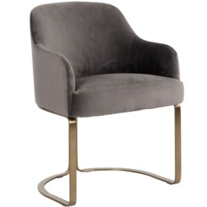 Richmond Sametov&aacute; j&iacute;deln&iacute; židle Hadley