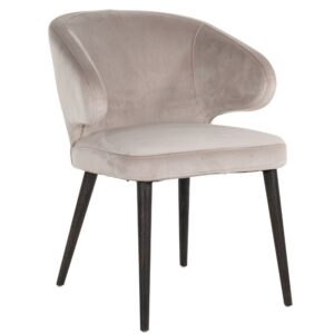 Richmond Sametov&aacute; j&iacute;deln&iacute; židle Indigo