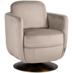 Richmond Sametov&eacute; křeslo Turner