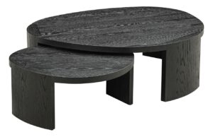 Richmond Set dubov&yacute;ch konferenčn&iacute;ch stolků Navarino 114x90/70x64cm