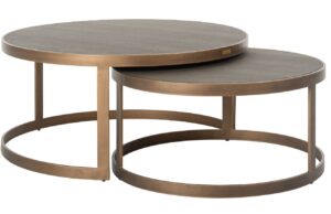 Richmond Set koženkov&yacute;ch konferenčn&iacute;ch stolků Bloomingville 74/91