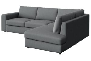 Rodier &Scaron;ed&aacute; rohov&aacute; pohovka Baga 297 cm