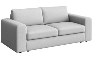 Rodier Světle &scaron;ed&aacute; trojm&iacute;stn&aacute; pohovka Baga 218 cm